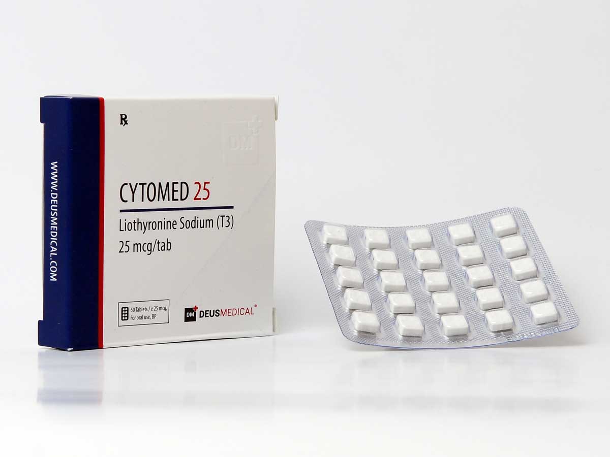 Cytomed 25mcg – Liothyronine Sodium – Deus Medical - Image 3
