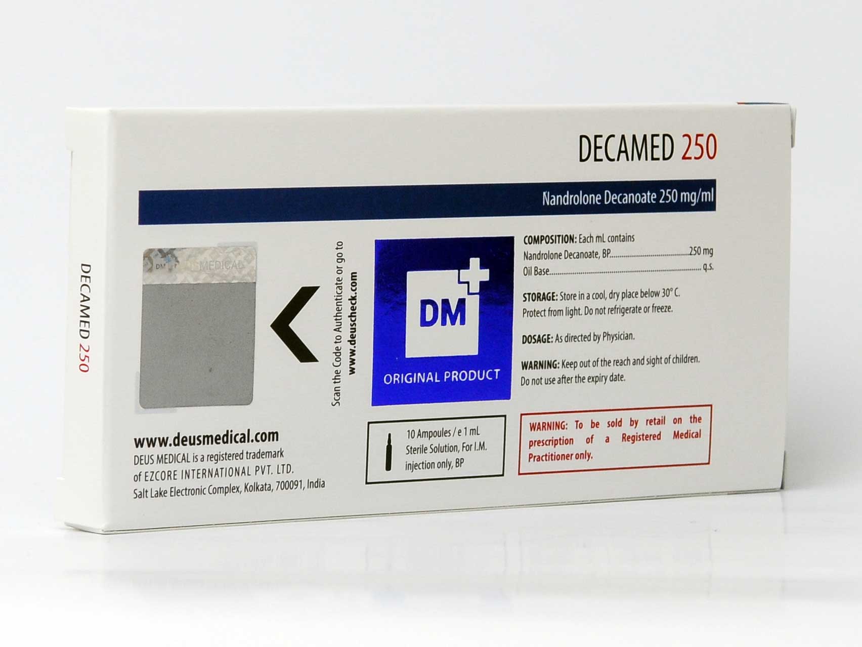 Decamed 250mg – Nandrolone Decanoate – Deus Medical - Image 2