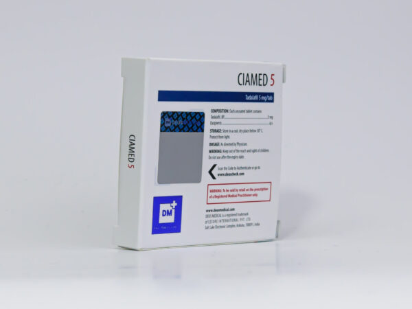 Ciamed 5mg – Tadalafil – Deus Medical - Image 2