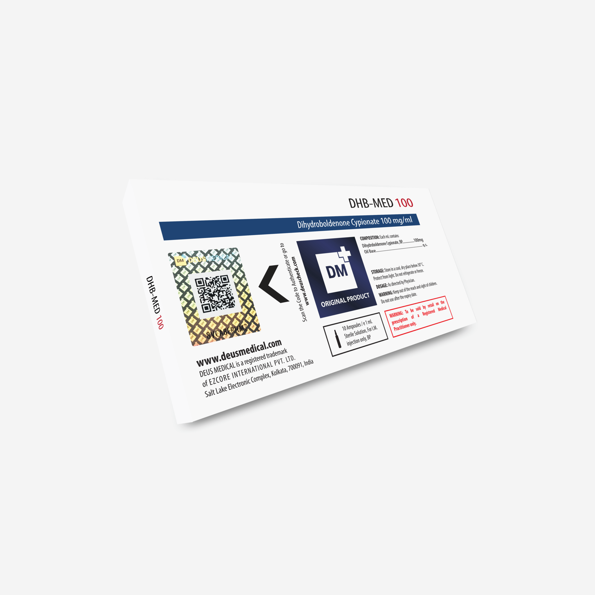 DHB-MED 100mg – Dihydroboldenone Cypionate – Deus Medical - Image 2