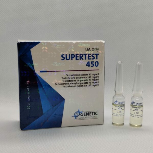 Supertest 450 amps – Genetic Pharmaceuticals